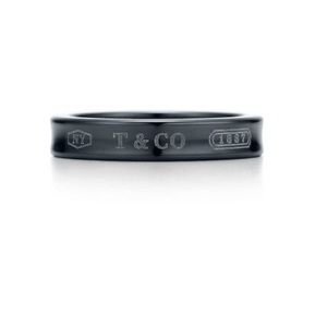 Tiffany black titanium ring